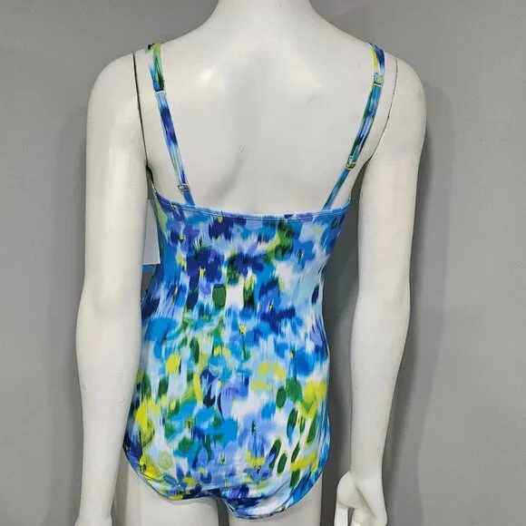 Bleu by Rod Beattie Life's A Beach Shirred Underwire One-Piece Swimsuit